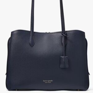 NWT Kate Spade Hudson Large Work Tote Black + Free Dustbag